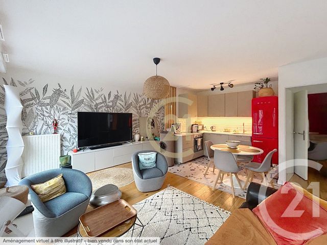 Appartement &agrave; vendre - 3 pi&egrave;ces - 61,57 m2 - Viry Chatillon - 91 - ILE-DE-FRANCE