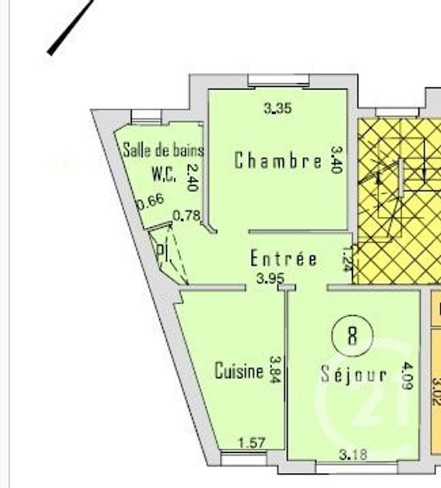 Appartement F2 &agrave; vendre - 2 pi&egrave;ces - 43 m2 - Savigny Sur Orge - 91 - ILE-DE-FRANCE